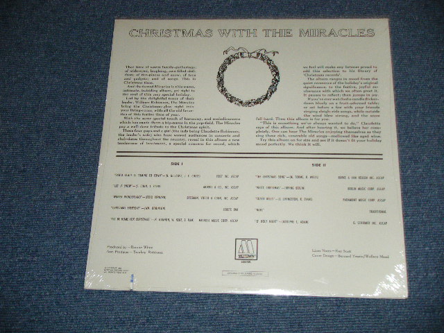 画像: The MIRACLES - CHRISTMAS WITH THE MIRACLES  ( SEALED:Cutout) / 1980's US AMERICA REISSUE  "BRAND NEW SEALED"  LP