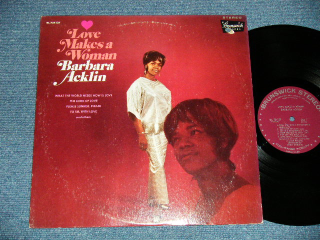 画像1: BARBARA ACKLIN - LOVE MAKES A WOMAN  ( Ex+/Ex+++) / 1968  CANADA ORIGINAL Used  LP