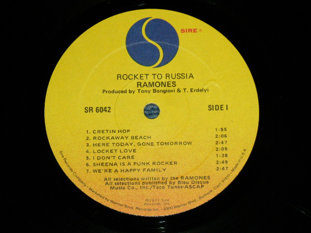 画像: RAMONES  -  Rocket To Russia  (Matrix #      A) SR-1-16042-WW 1 1-1         B) SR-2-16042-WW 1 SP-0-1   )  ( Ex/Ex+++.Ex )   / 1077 US AMERICA ORIGINAL Used LP 