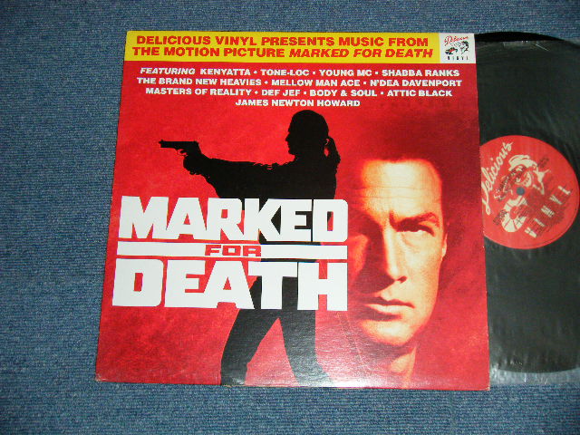 画像1: OST/V.A.  ( KENYATTA,TONE-LOC,SHABBA RANKS,MELLOW MAN ACE,N'DEA DAVEPORT,MASTERS OF REALITY,DEF JEF FEATURING PAPA JUGGY,BODY & SOUL,ATTIC BLACK,YOUNG MC,TOM SCOTT)  - MARKED FOR DEATH ( Ex+/Ex+++ : EDSP)   /  1990 US AMERICA ORIGINAL  Used  LP