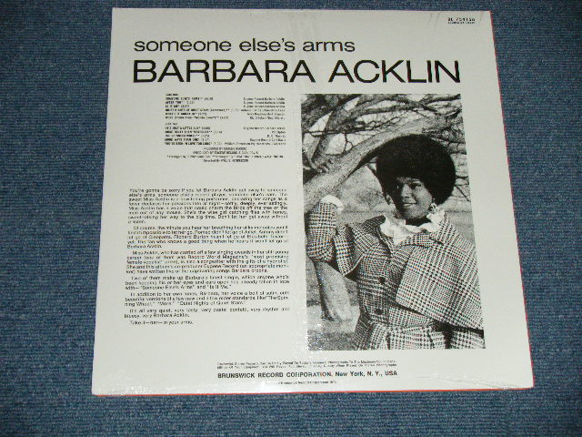 画像: BARBARA ACKLIN - SOMEONE ELE'S ARMS  ( SEALED) /  US AMERICA REISSUE  "BRAND NEW SEALED"  LP