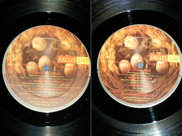 画像: EAGLES - EAGLES LIVE  (Ex+/MINT-) / 1980 US AMERICA ORIGINAL "With POSTER" " Used 2-LP's 