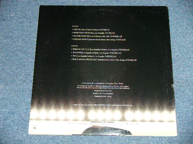 画像: BRUCE SPRINGSTEEN - LIVE  1975-85  ( Ex++/Ex+++ Looks:Ex) / 1986 US AMERICA ORIGINAL "PROMO Only" Used  LP
