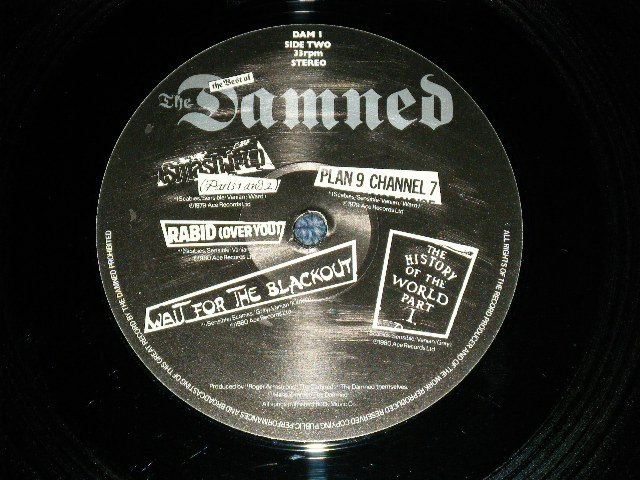 画像: DAMNED -  THE BEST OF ( MINT-/MINT- : A-1,2:Ex ) /  UK ENGLAND ORIGINAL Used LP