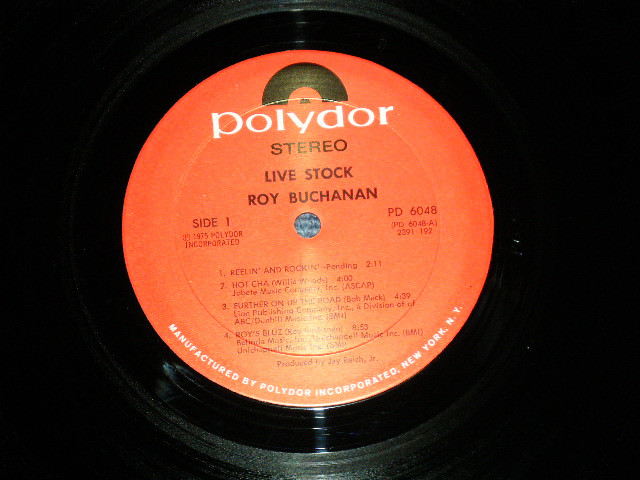 画像: ROY BUCHANAN -  LIVE STOCK  ( Ex++/MINT-)   / 1975 US AMERICA ORIGINAL Used LP