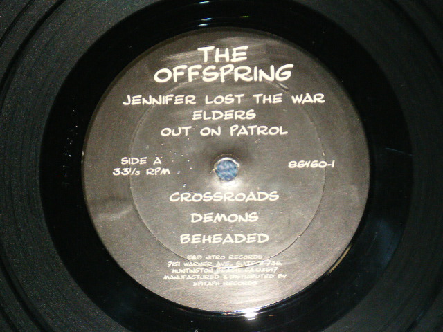 画像: OFFSPRING -THE OFFSPRING ( Ex+++/MINT )   / 1995 US AMERICA  "REISSUE Version"  Used LP 