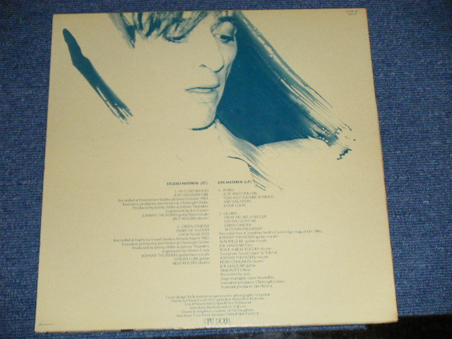 画像: JOHNNY THUNDERS ( of NEW YORK DOLLS ) & The HEARTBREAKERS - IN COLD BLOOD ( MINT-/MINT- ) /  1983 FRANCE ORIGINAL  Used  2-LP 