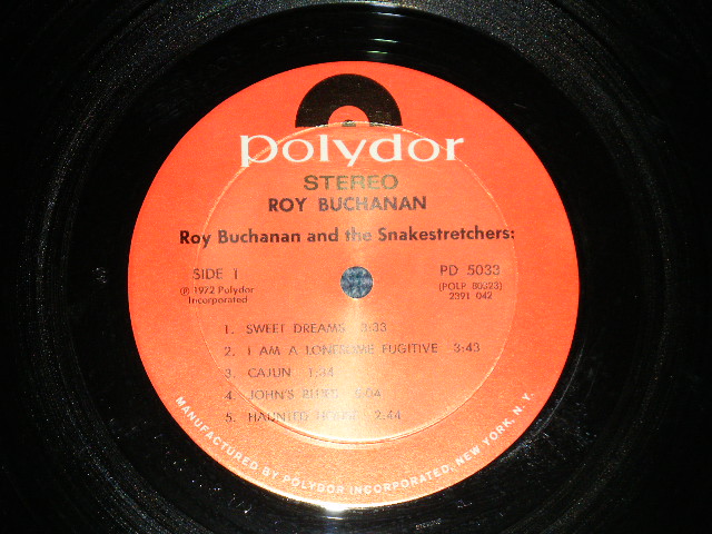画像: ROY BUCHANAN -  ROY BUCHANAN ( Ex+++,Ex+/Ex++ Looks:Ex++)   / 1972 US AMERICA ORIGINAL Used LP