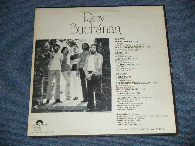 画像: ROY BUCHANAN -  ROY BUCHANAN ( Ex+++,Ex+/Ex++ Looks:Ex++)   / 1972 US AMERICA ORIGINAL Used LP