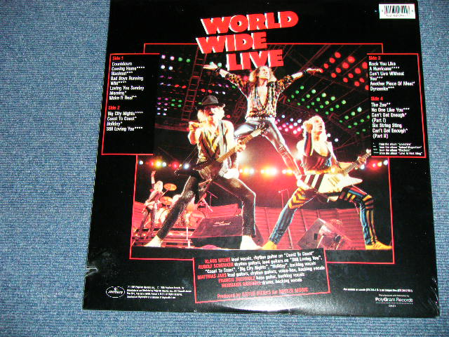 画像: SCORPIONS - WORLD WIDE LIVE ( SEALED : Cutout )  / 1985  US AMERICA ORIGINAL  "BRAND NEW SEALED" 2-LP   