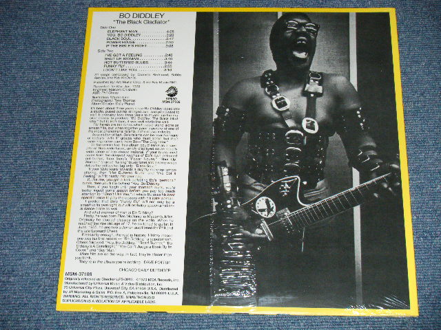 画像: BO DIDDLEY -  THE BLACK GLADIATOR  (SEALED)   / US AMERICA  REISSUE "Brand New SEALED"  LP 