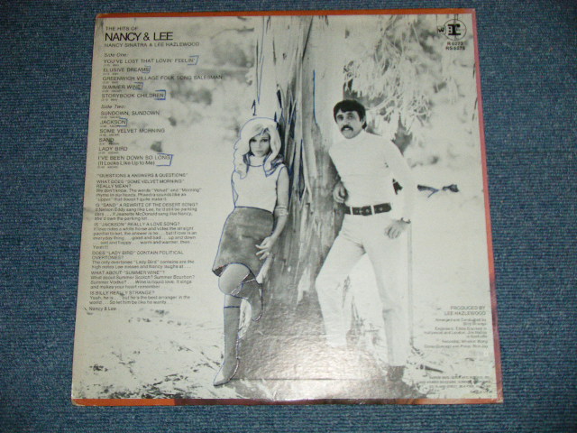 画像: NANCY SINATRA -LEE HAZELWOOD - NANCY & LEE ( Ex++/Ex+++ Looks:MINT- : EDSP) / 1968 US AMERICA ORIGINAL 1st Press "2-COLOR Label"  STEREO Used LP 