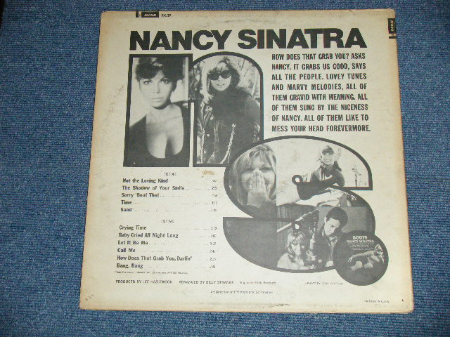 画像: NANCY SINATRA - HOW DOES THAT GRAB YOU? ( Ex-/VG+++ Looks:VG+) / 1966 US AMERICA ORIGINAL 1st press "MULTI COLOR Label"  MONO Used LP 