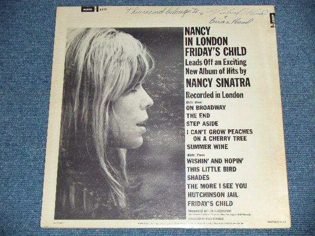 画像: NANCY SINATRA -  NANCY IN LONDON   ( Ex+/Ex+ Looks:Ex- : WOBC ) / 1966 US AMERICA ORIGINAL "MULTI COLOR Label"  MONO  Used LP 