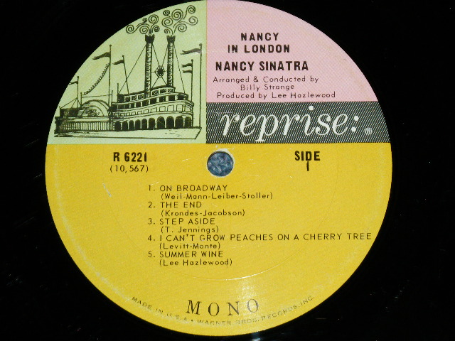 画像: NANCY SINATRA -  NANCY IN LONDON   ( Ex+/Ex+ Looks:Ex- : WOBC ) / 1966 US AMERICA ORIGINAL "MULTI COLOR Label"  MONO  Used LP 