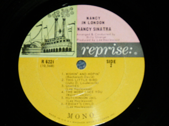 画像: NANCY SINATRA -  NANCY IN LONDON   ( Ex+/Ex+ Looks:Ex- : WOBC ) / 1966 US AMERICA ORIGINAL "MULTI COLOR Label"  MONO  Used LP 