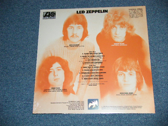 画像: LED ZEPPELIN　- I 1   ( SEALED )  / 2014 US AMERICA  ORIGINAL "180 gram Heavy Weight"  "BRAND NEW Sealed" LP