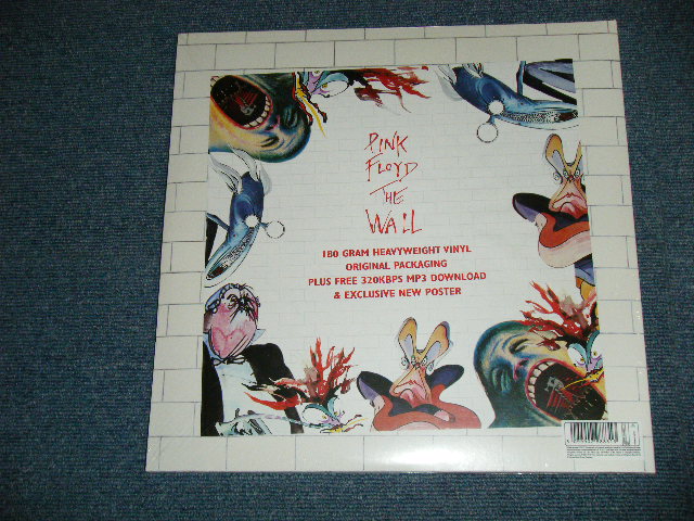 画像: PINK FLOYD - THE WALL ( SEALED ) / 2011 US AMERICA REISSUE  "180 gram Heavy Weight" " BRAND NEW SEALED" LP 