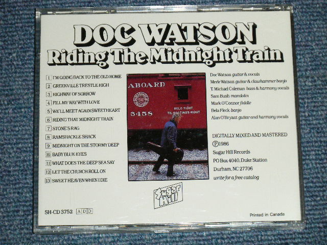 画像: DOC WATSON - RIDING THE MIDNIGHT TRAIN  ( MINT-/MINT) / 1986 US AMERICA Used CD 