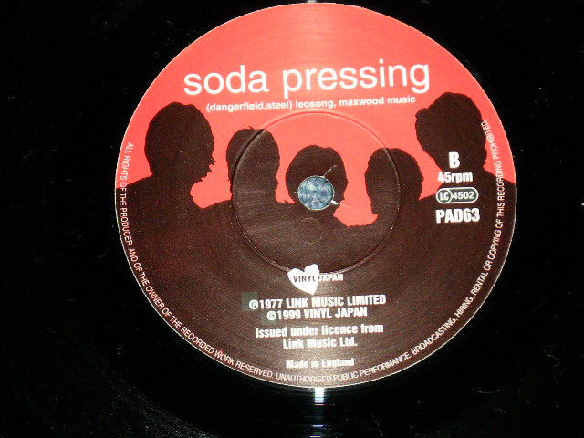 画像: The BOYS - SICK ON YOU : SODA DRESSING ( MINT/MINT )  / 1999 UK ENGLAND REISSUE RE-PRO?  Used 7" Single with Picture Sleeve