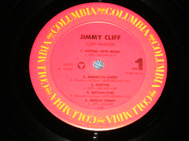 画像: JIMMY CLIFF - CLIFF HANGER  ( Ex++/MINT-) / 1985 Version US AMERICA  ORIGINAL Used LP 