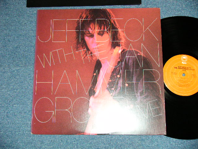 画像1: JEFF BECK with JAN HAMMER GROUP -  LIVE  (Matrix #  A) AL-34433-1F    B) BL-34433-1F)  (Ex+++/MINT-)  / 1977 US AMERICA ORIGINAL 1st Press "ORANGE Label" Used LP 