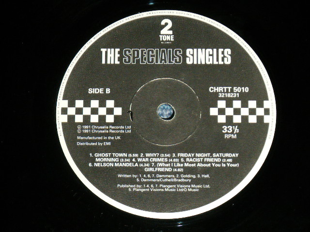 画像: SPECIALS - SINGLES ( Ex++/Ex+++ ) / 1991 UK ENGLAND Original Used LP 