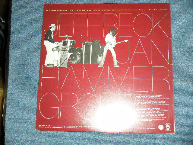 画像: JEFF BECK with JAN HAMMER GROUP -  LIVE  (Matrix #  A) AL-34433-1F    B) BL-34433-1F)  (Ex+++/MINT-)  / 1977 US AMERICA ORIGINAL 1st Press "ORANGE Label" Used LP 