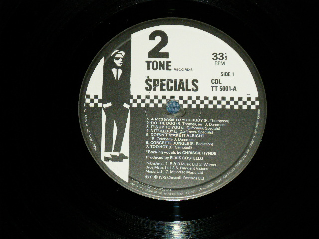 画像: SPECIALS - SPECIALS (A-2/B-6) ( Ex+++/MINT- ) / 1979 UK ENGLAND Original Used LP 