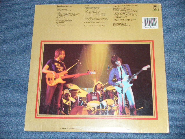 画像: Jeff  BECK Tim BOGERT & Carmine APPICE -  BECK BOGERT & APPICE (Matrix #    A) AL-32140-2D G (HAND WRITING)     B) BL-32140-1H ( TYPING ) )  (Ex+++/MINT-)  / 1980's Version US AMERICA 3rd Press "DARK BLUE Label" Used LP 