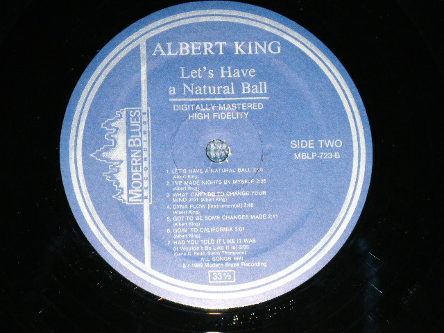 画像: ALBERT KING - LET'S HAVE A NATURAL BAIL ( MINT/MINT-) / 1989 US AMERICA ORIGINAL Used LP Used LP 