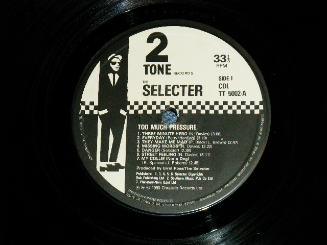 画像: The SELECTER - TOO MUCH PRESSURE  (A-1/B-1) ( Ex++/MINT- ) / 1980 UK ENGLAND Original Used LP 