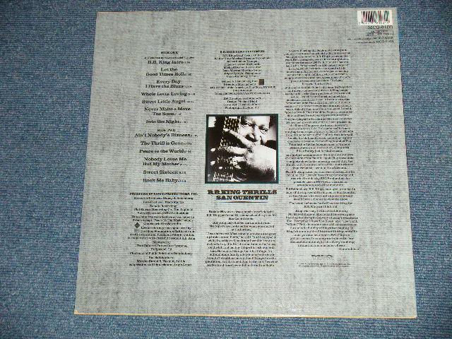 画像: B.B.KING B.B. KING - LIVE AT SANQUENTIN  ( MINT-/MINT- )  / 1990 US AMERICA ORIGINAL Used LP 