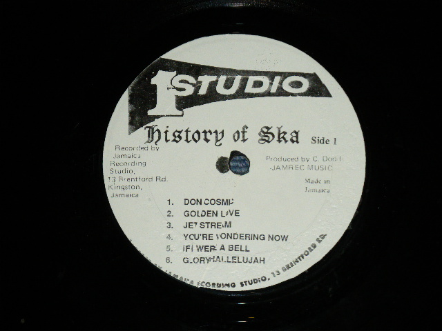 画像: va Omunibus(DON DRUMMOND,SKATALTES,WAILERS,BLUES BLASTERS,DELROY WILSON,DOREEN & JACKIE,CLANCY ECCLES,ANDY & JOEY,LORD CREATOR) - HISTORY OF SKA VOL.1 BThe Golden Years 60-65 ( Ex++/Ex+++) / JAMAICA ORIGINAL Used LP 