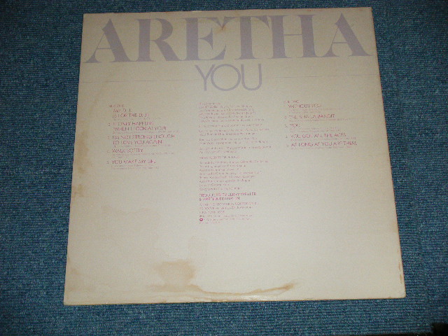 画像: ARETHA FRANKLIN - YOU (MATRIX #   A)ST-A-753463-D  B) ST-A-753464-C ) ( Ex++/MINT- )  / 1975 US AMERICA  ORIGINAL Used LP  
