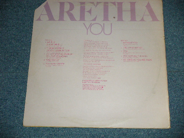 画像: ARETHA FRANKLIN - YOU (A1/B1) (Ex+/Ex++ :WOL,Cut Out Corner)  / 1975 UK ENGLAND  ORIGINAL Used LP  