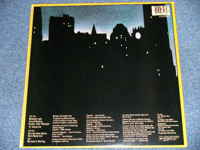 画像: MARVIN GAYE - MIDNIGHT LOVE （Ex++/Ex+++) /  1982 US AMERICA ORIGINA Used  LP 