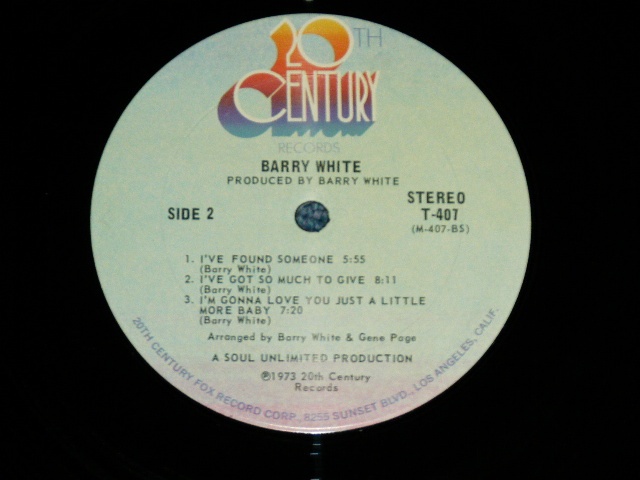 画像: BARRY WHITE - THE MESSAGE OF LOVE (Ex+/Ex++ Looks:MINT-) /  1979 US AMERICA ORIGINAL Used  LP