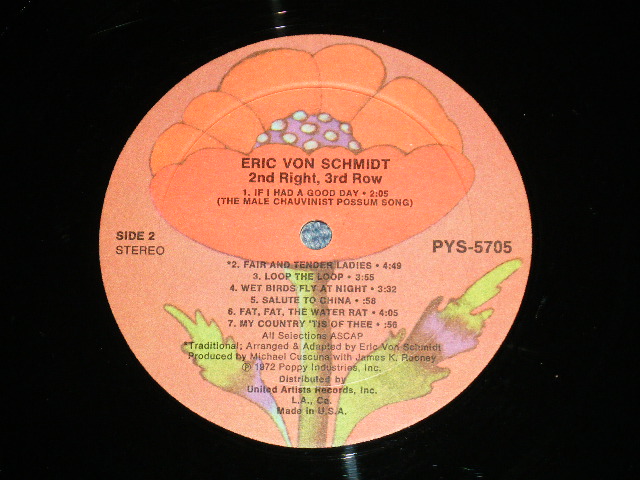 画像: ERIC VON SCHMIDT - 2nd RIGHT 3rd ROW   ( Ex/Ex+++ : EDSP ) / 1972 US AMERICA ORIGINAL "BOOKLET" "INSERTS"  Used  LP