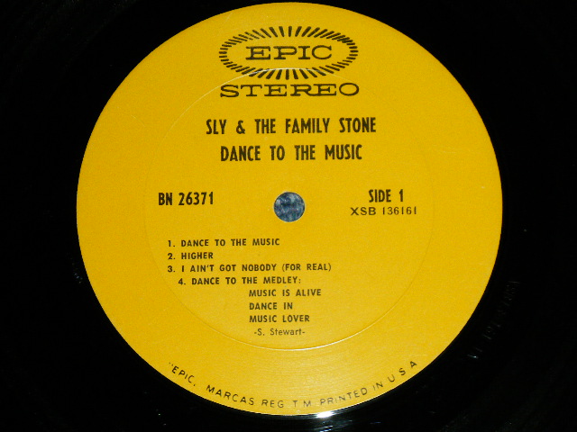 画像: SLY & THE FAMILY STONE - DANCE TO THE MUSIC ( Ex++/Ex ) / 1968 US AMERICA ORIGINAL "1st Press Jacket" Used  LP  