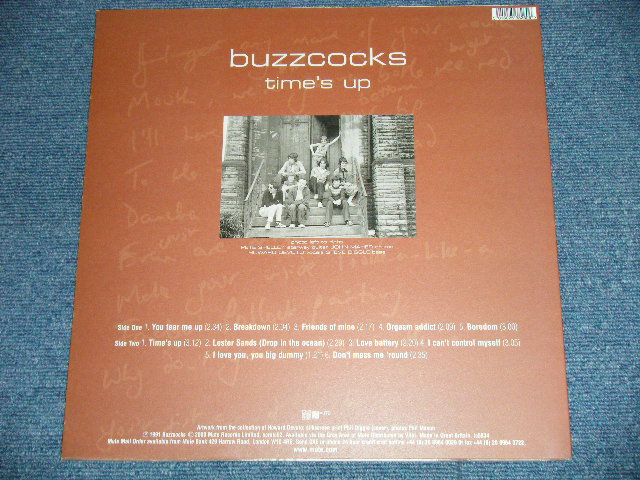 画像: BUZZCOCKS - TIME'S UP ( MINT-/MINT- ) /  2000 UK ENGLAND "Limited REISSUE" "180 gram Heavy Weight" "Eith POSTER" Used LP
