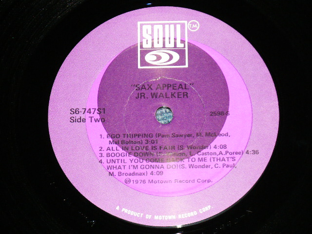 画像: JR. WALKER - SAX APEAL ( MINT-/MINT- :Cut Out) /  1976 US AMERICA ORIGINAL Used  LP