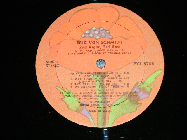 画像: ERIC VON SCHMIDT - 2nd RIGHT 3rd ROW   ( Ex+++/MINT- :BB ) / 1972 US AMERICA ORIGINAL "BOOKLET" "INSERTS"  Used  LP
