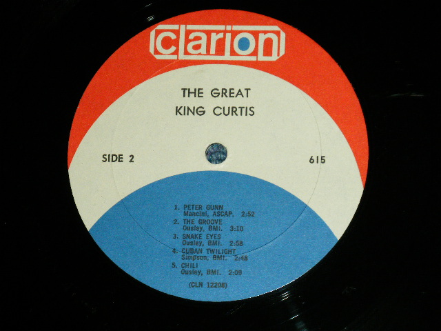 画像: KING CURTIS -  THE GREAT KING CURTIS  ( VG++/Ex+++ Looks:Ex+ : EDSP  )  / 1964 US AMERICA ORIGINAL MONO USED LP 