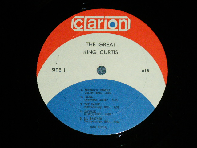 画像: KING CURTIS -  THE GREAT KING CURTIS  ( VG++/Ex+++ Looks:Ex+ : EDSP  )  / 1964 US AMERICA ORIGINAL MONO USED LP 