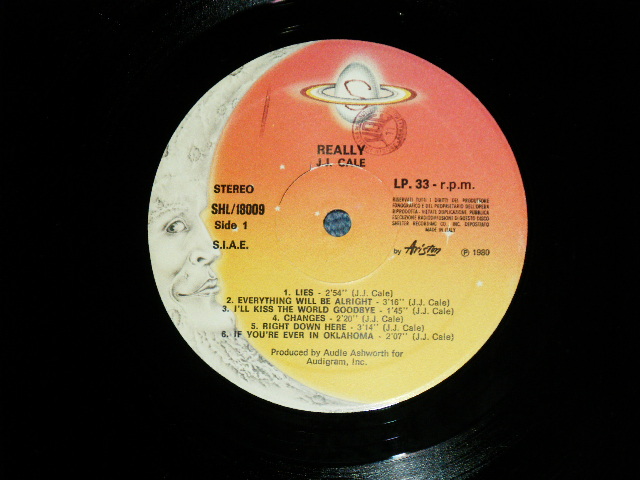 画像: J.J. CALE  J.J.CALE - REALLY ( Ex+++/MINT)   /  ITALY Used LP