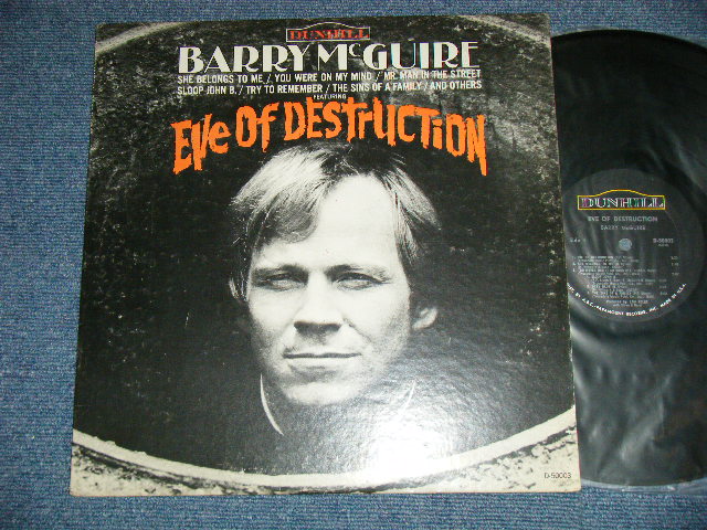 画像1: BARRY McGUIRE - EVE OF DESTRUCTION ( Ex++/Ex+++ Looks:Ex++)   /  1965 US AMERICA ORIGINAL MONO Used  LP