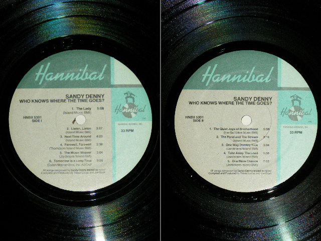 画像: SANDY DENNY - WHO KNOWS WHERE THE TIME GOES?  ( VG++/MINT- Disc-IV: Ex++ ) / 1985  US AMERICAORIGINAL Used 4-LP's Box Set 