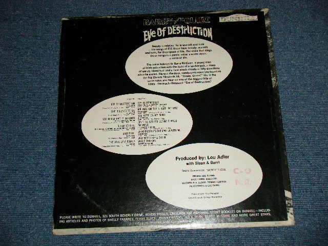 画像: BARRY McGUIRE - EVE OF DESTRUCTION ( Ex++/Ex+++ Looks:Ex++)   /  1965 US AMERICA ORIGINAL MONO Used  LP
