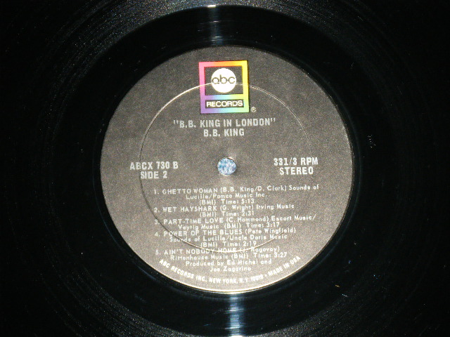画像: B.B.KING  B.B. KING - IN LONDON  ( Ex++/Ex+++ Looks:Ex+++ )  / 1971 US AMERICA ORIGINAL Used  LP